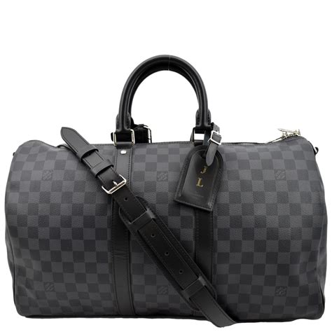 louis vuitton keepall 45 damier graphite|louis vuitton damier duffle bag.